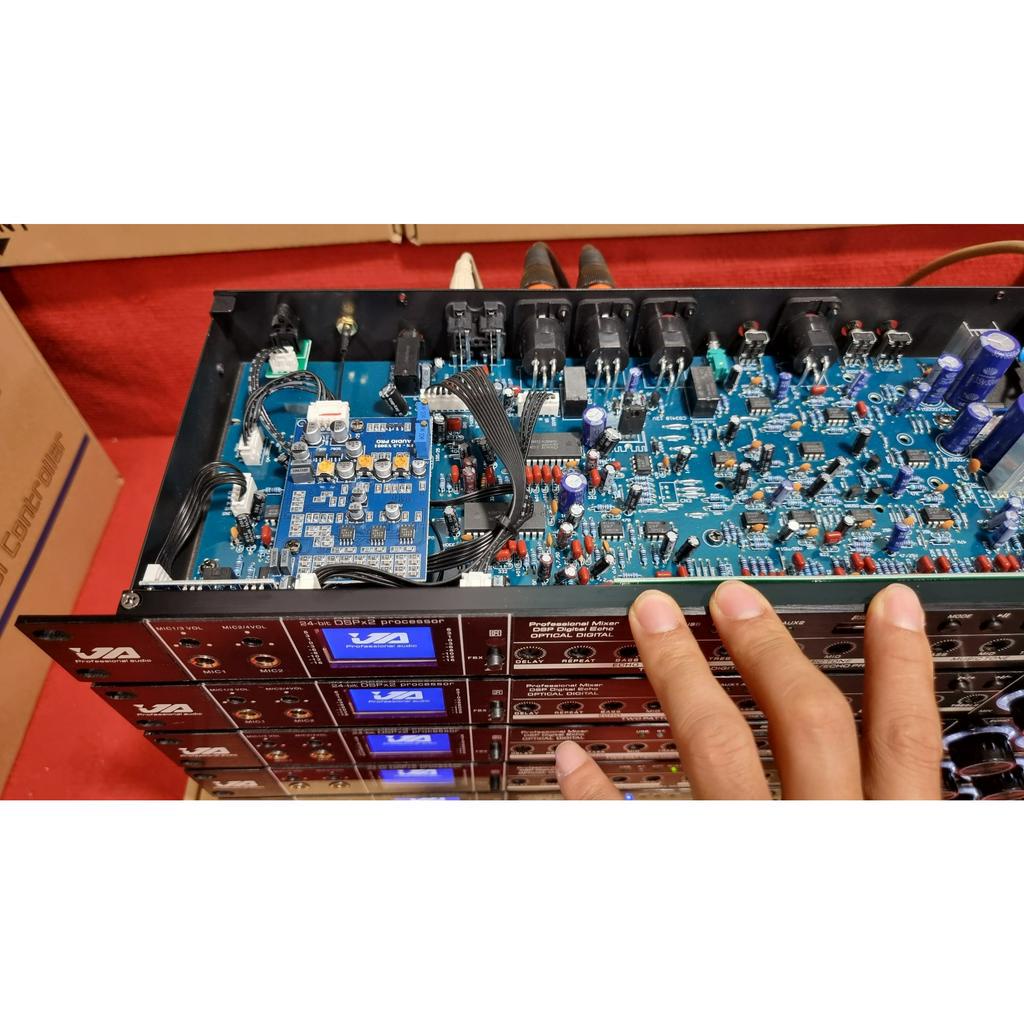 Vang cơ ja FX-999S hàng chính hãng-Vang Cơ Karaoke Chống Hú JA Fx-999S Chính Hãng Bluetooth-Optical-USB