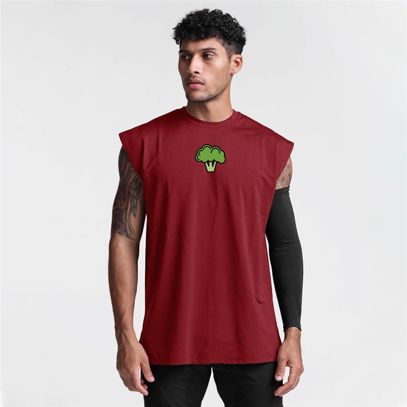 [ GYMEN ] Áo Thun Ba Lỗ Thể Thao Nam Áo Tay Tank Top Áo Tập Gym Phong Cách âu Mỹ Vải Thoáng Thun Lạnh PE Co Cao Cấp Thấm Hút Mồ Hôi Tốt Streetwear Bông cải xanh In Côtton Cao Cấp Nhiều Màu Chuẩn Form Chạy Bộ Chuyên Thể Dục Bóng Rổ Cầu Lông Gym