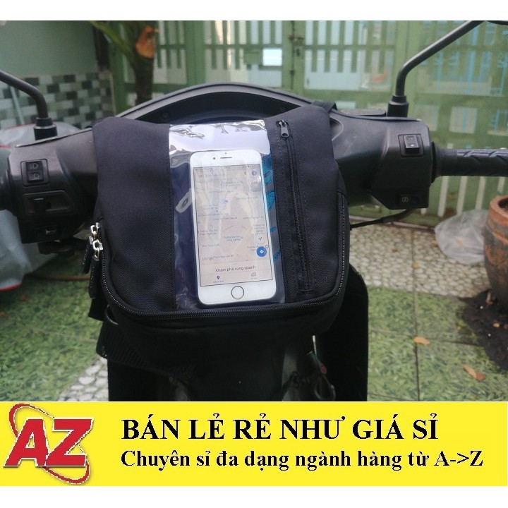 Túi Treo Đầu Xe Máy, Treo Ghi Đông Chống Giật Mất Điện Thoại, Xem Google Map, Chứa Đồ Tiện Lợi