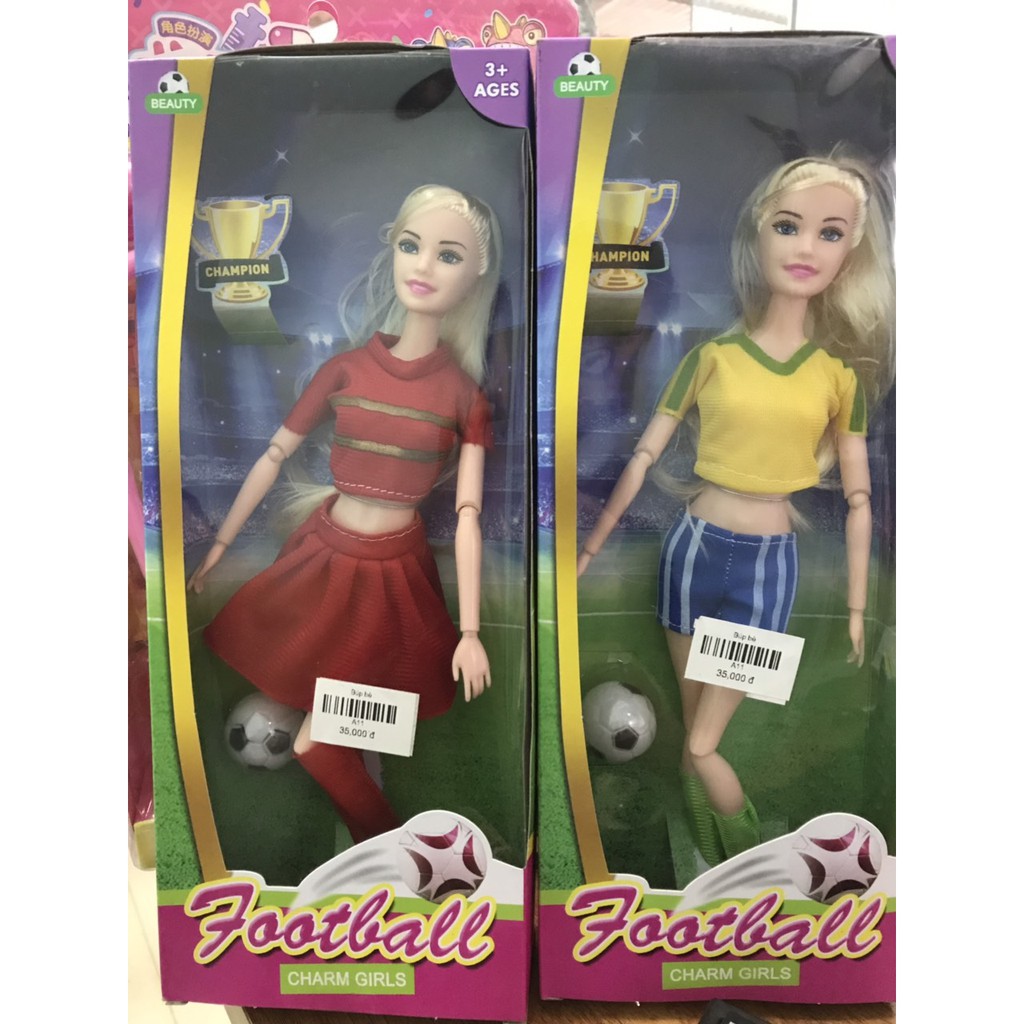 [Giá Sỉ] Hộp búp bê barbie thể thao xinh đẹp