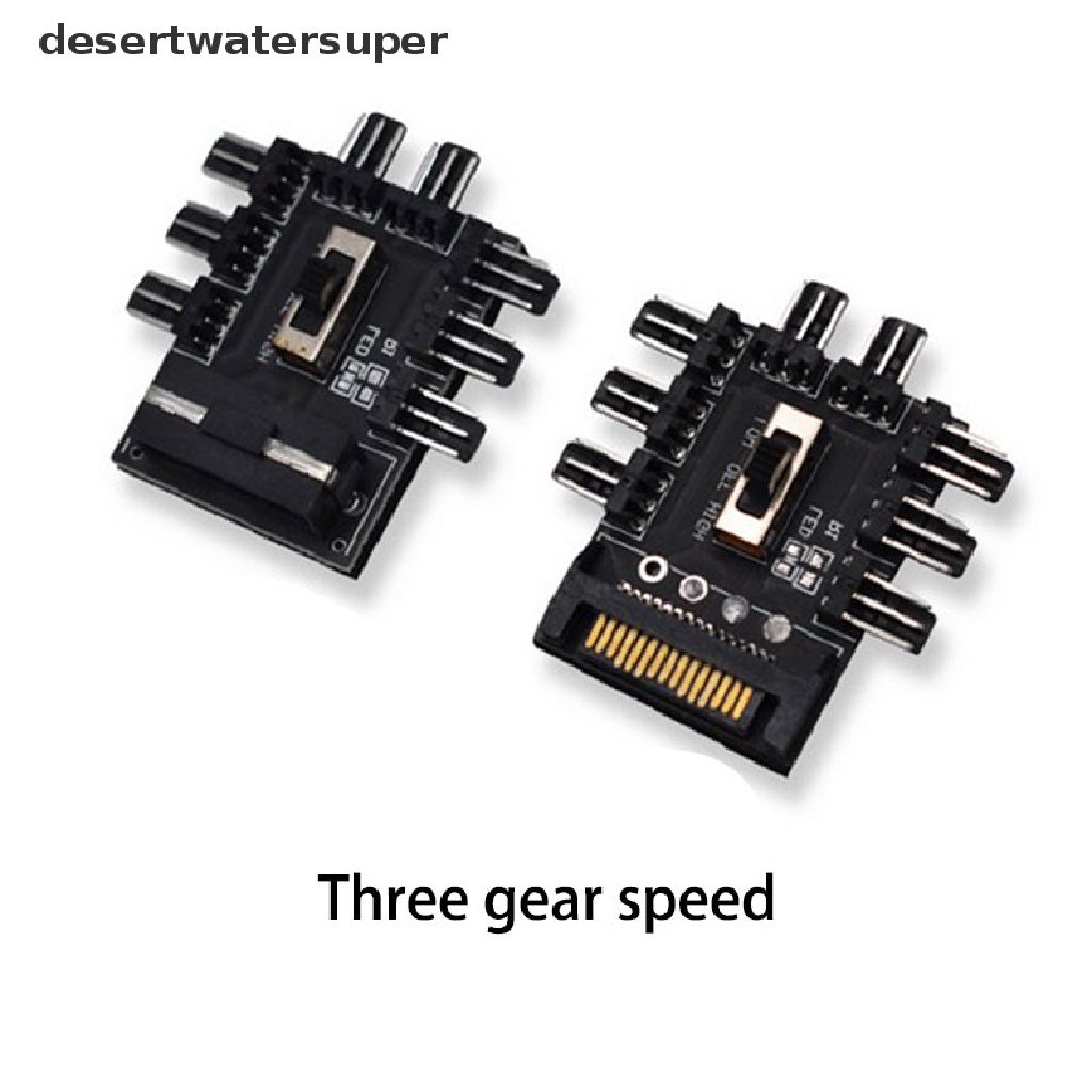 Bộ Chia Cổng Quạt 1 Sang 8 3Pin Pwm SATA 4PIN / SATA