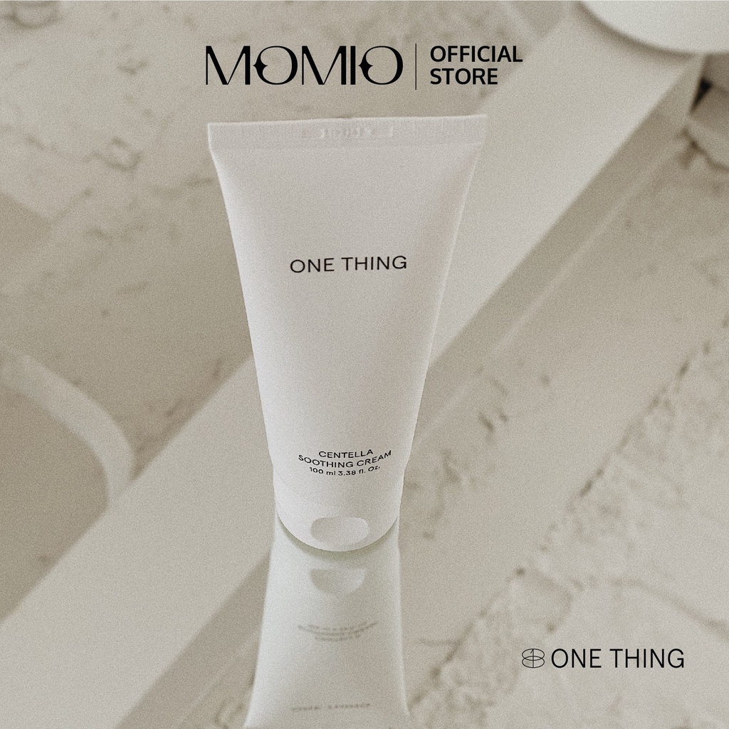 Kem dưỡng làm dịu da chiết xuất rau má One Thing Centella Soothing Cream 100ml - Momio.Asia