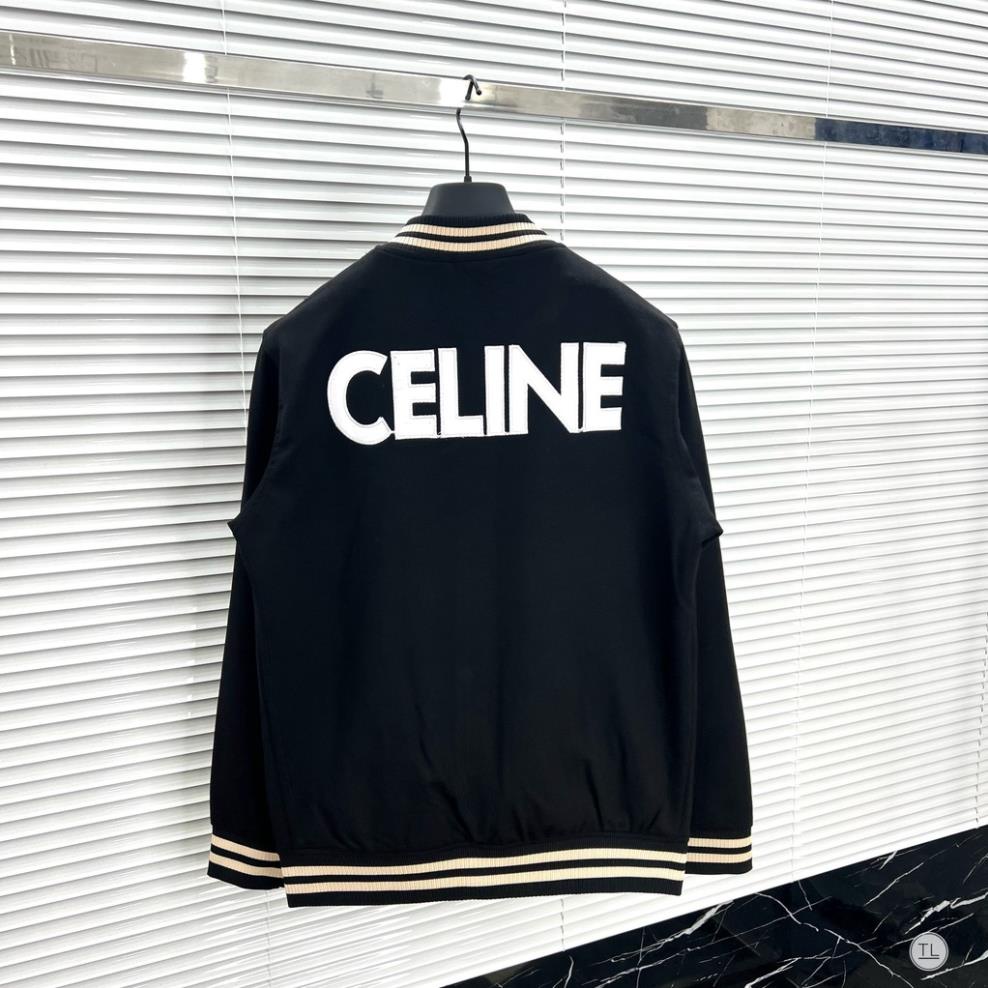 Áo Bomber Cline Thêu Chữ Sau Áo Siêu Đẹp - Áo Bomber GC Nam Viền Kẻ Đỏ Xanh Siêu Chất