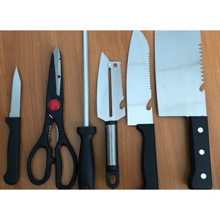 BỘ DAO KITCHEN KNIFE 6 MÓN ĐA NĂNG