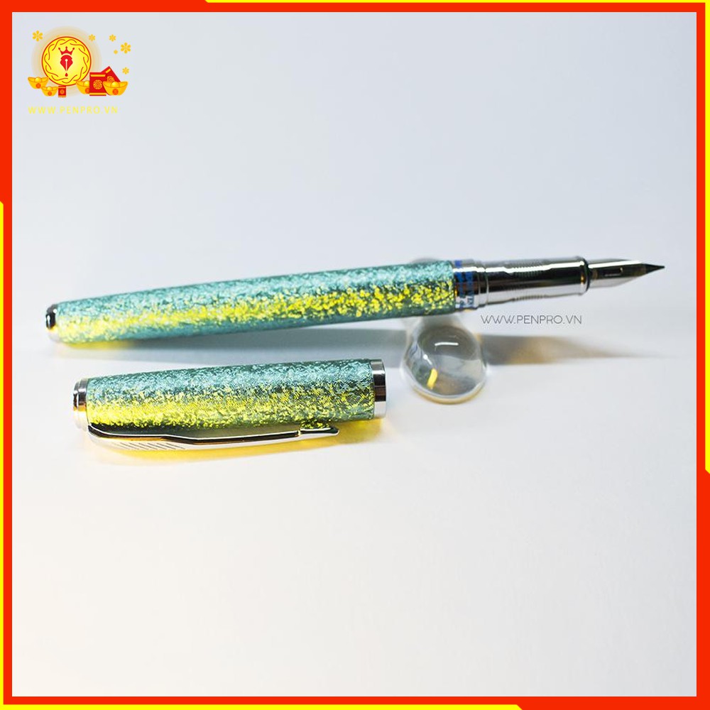 Bút Máy Ouwen 05 calliIgraphy ngòi lá tre có hộp đi kèm , tặng kèm ngòi calligraphy