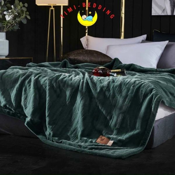 Chăn lông chồn mềm mại, ấm áp kích thước 2x2,3m - Timibedding