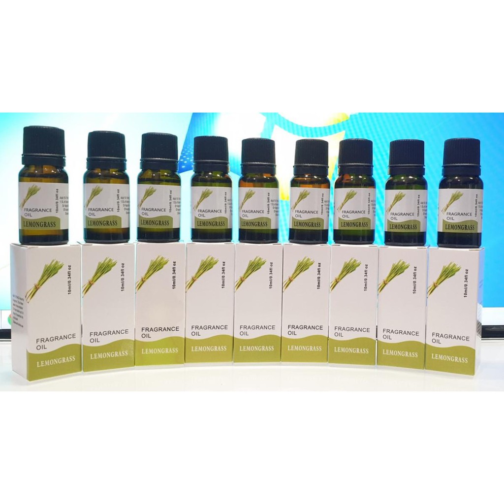 Tinh Dầu Sả lọ 10ml- hàng chưng cất tại nhà- dùng cho máy xông tinh dầu và đèn xông tinh dầu - MAH