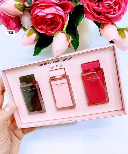 ❌3 chai❌Set nước hoa mini Narciso Rodriguez for her