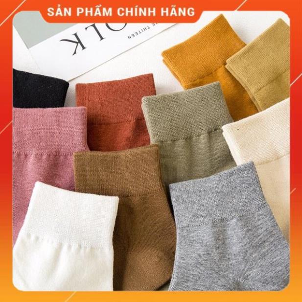Sét 10 Đôi Tất Nữ Muối Tiêu Phong Cách VinTaGe