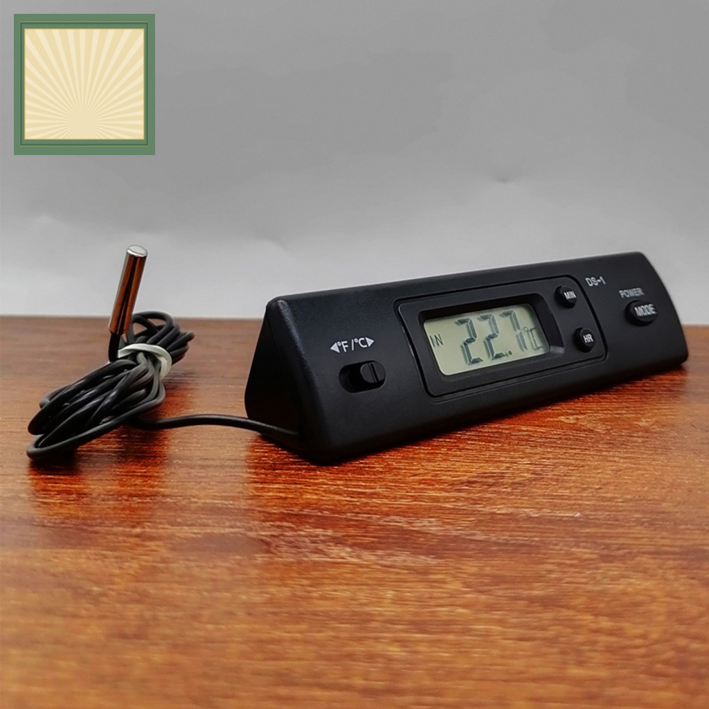 Nhiệt Kế Mini Đo Nhiệt Độ Tự Động Dùng Trong / Ngoài Xe Hơi Sedan