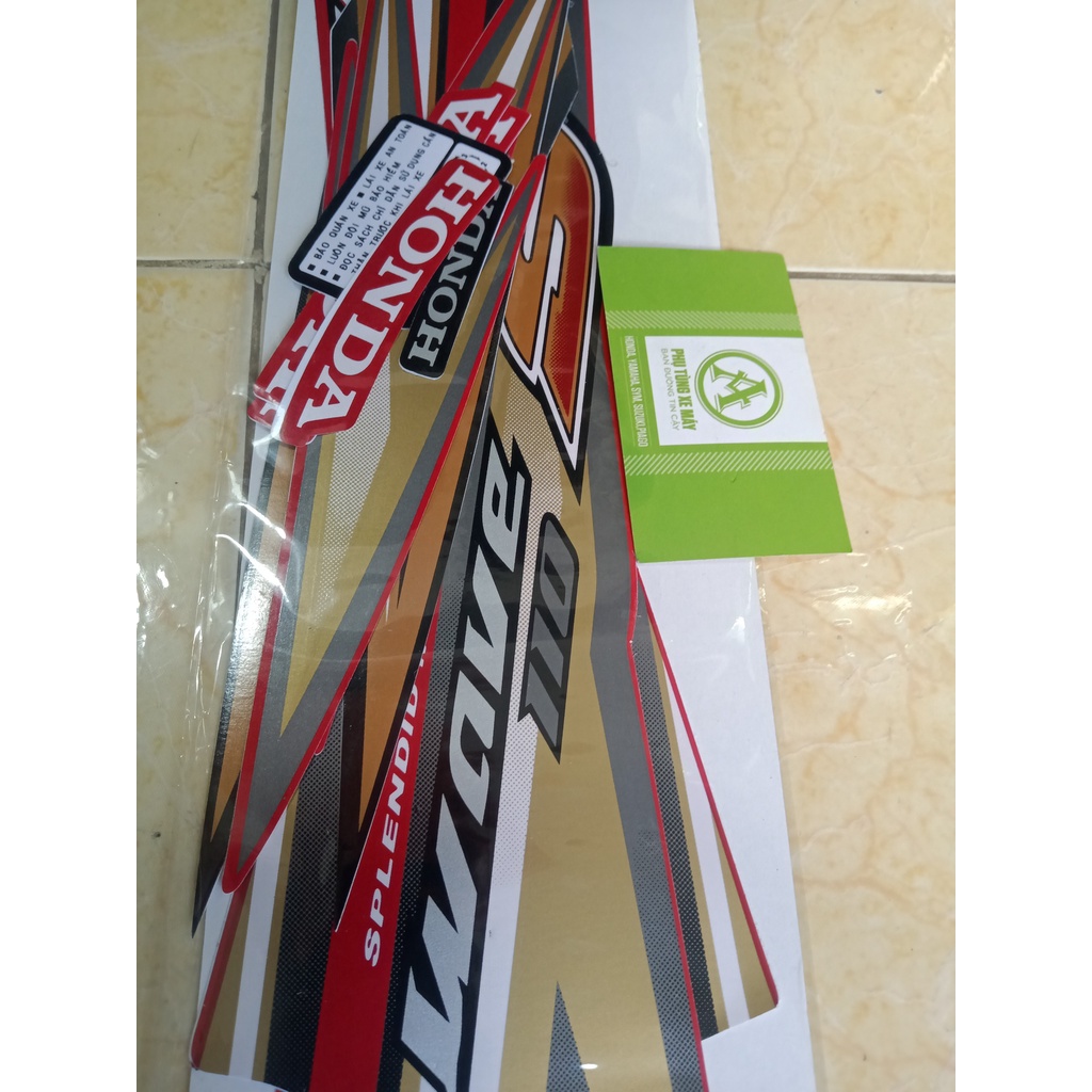 Tem xe máy Wave S110 MÀU Đỏ