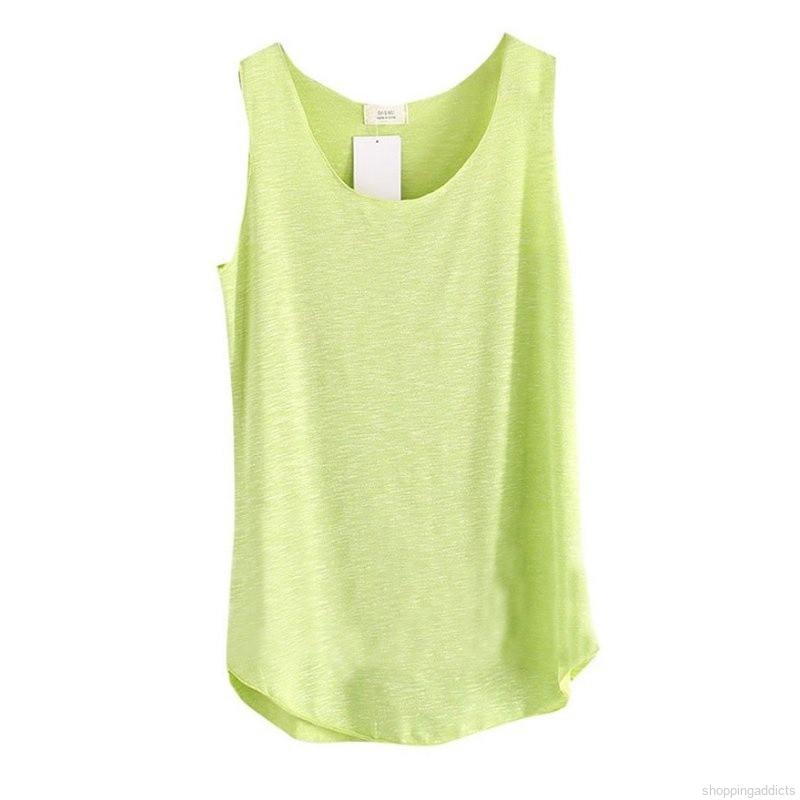 [Mã FAMAYWA giảm 10K đơn 50K] Áo sát nách cổ tròn thiết kế dáng rộng thoải mái cho nữ | BigBuy360 - bigbuy360.vn