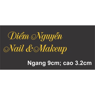 Combo 20 hình logo diểm nguyễn - nail & make up