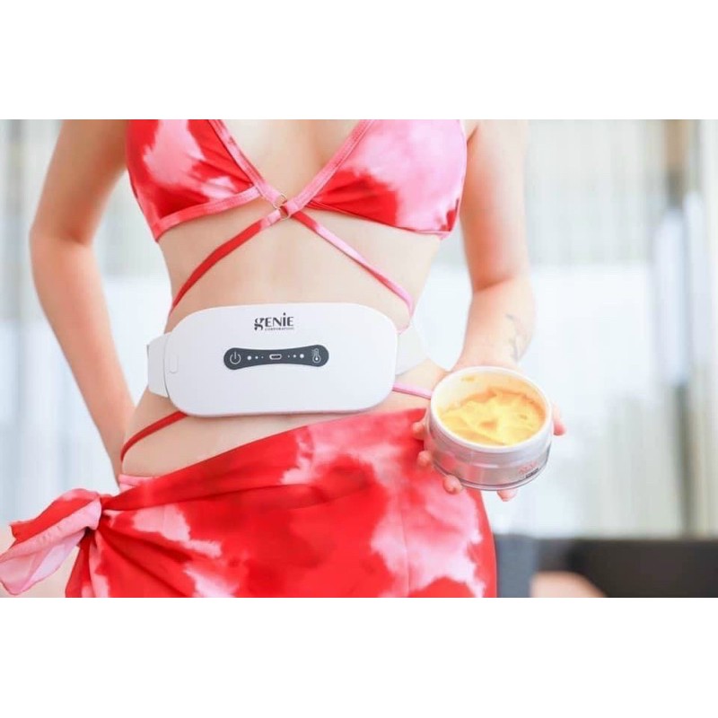 Đai massage tan mỡ Genie, Kem Tan Mỡ & Đai Massage