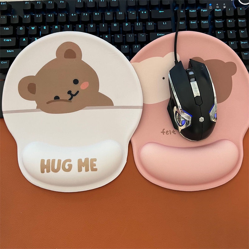 Tấm Lót Chuột Bằng Silicon Chống Trượt In Họa Tiết Hoạt Hình Dễ Thương