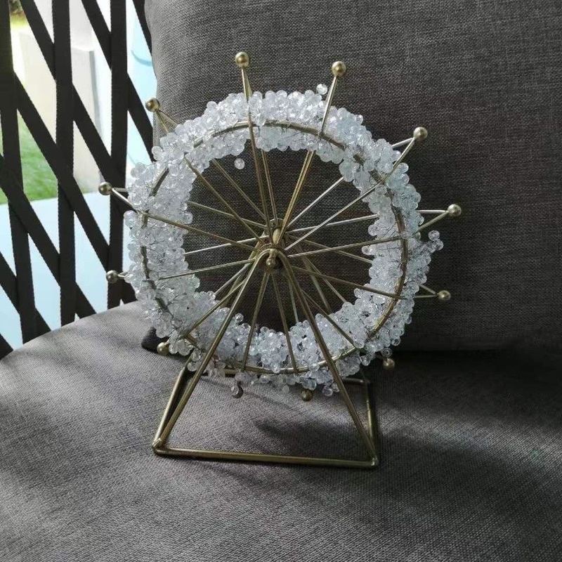 Bánh xe đu quay tự làm CÓ SẴN handmade 20/10 vòng quay hạt cườm long lanh kèm đèn Order 2 tuần trang xuka