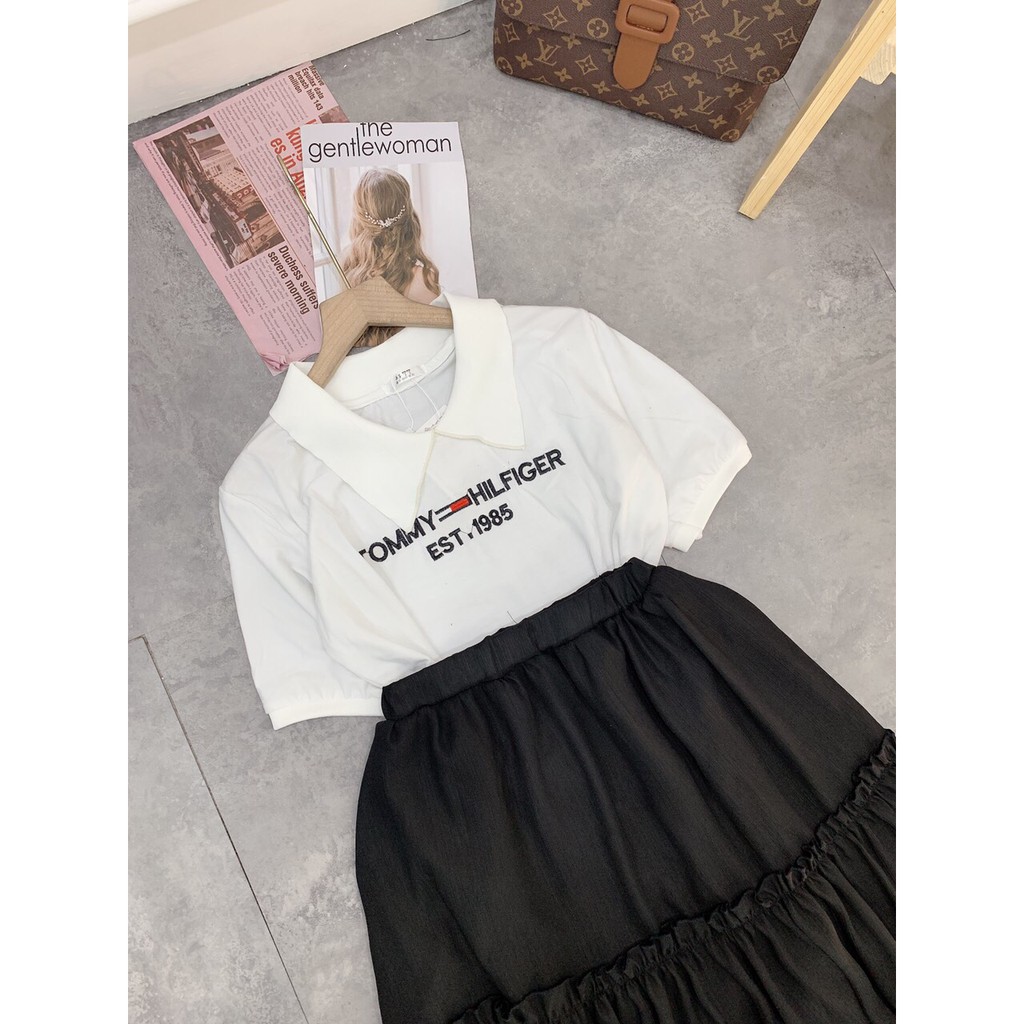 Set đồ nữ cá tính, set váy dài áo thun đi chơi sang chảnh mùa hè đẹp YA124 | BigBuy360 - bigbuy360.vn