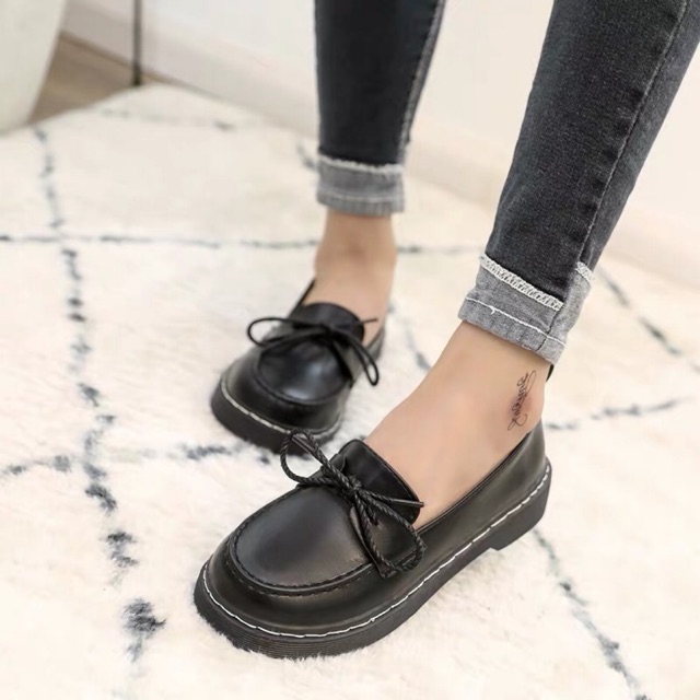 Giày bệt nơ ulzzang