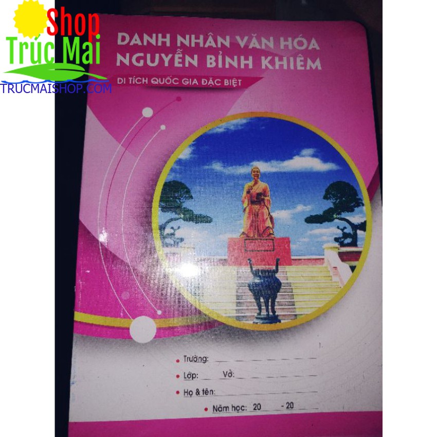 Vở kẻ ngang Trạng Trình Nguyễn Bỉnh Khiêm - 80 trang