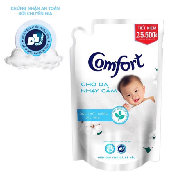 Nước xả vải Comfort Công thức Riêng Dịu nhẹ 1,8l (mầu trắng)