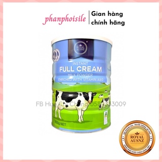 Sữa Hoàng Gia Úc Royal Ausnz - Sữa Bột Nguyên Kem Full Cream Milk Powder bổ sung Vitamin A&D hộp 900gr