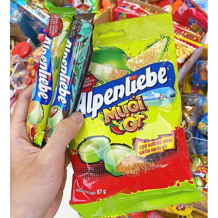 [Sale 50%] Kẹo Alpenliebe Hương Xoài Nhân Muối Ớt