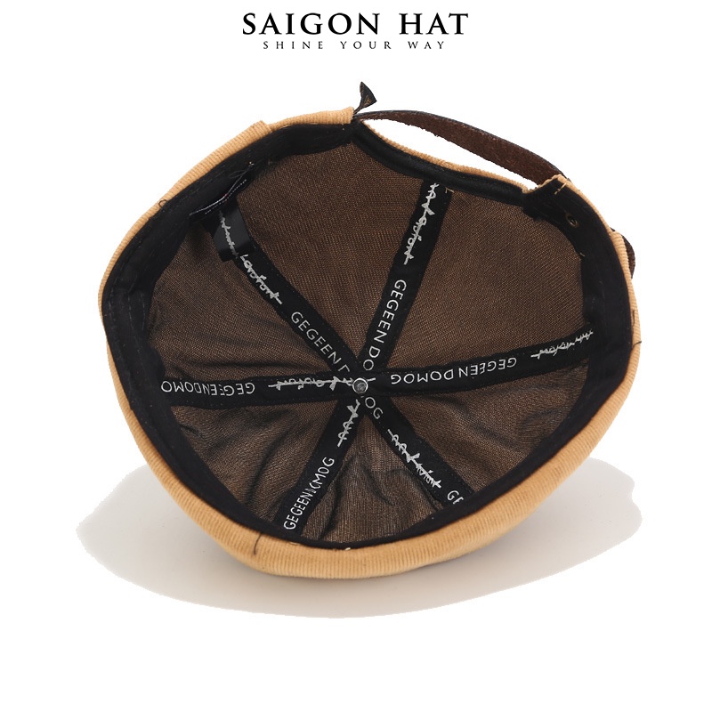 Mũ nón tròn miki hat nam nữ không vành nhung chuẩn form đẹp beanie thời trang thu đông kiểu SAIGON HAT