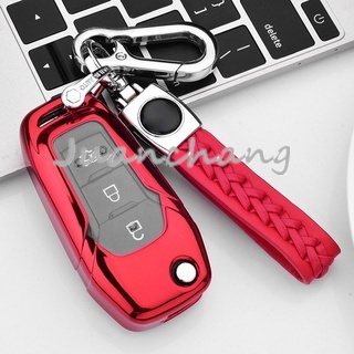 Vỏ Bảo Vệ Chìa Khóa Xe Hơi Ford Focus C-Max S-Max Galaxy Mondeo Ranger Transit Tourneo Bằng TPU