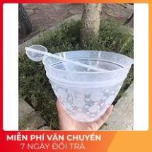 ( NHỰA PP) bát ướp lạnh rượu kèm gáo múc dung tích 1.2l rượu