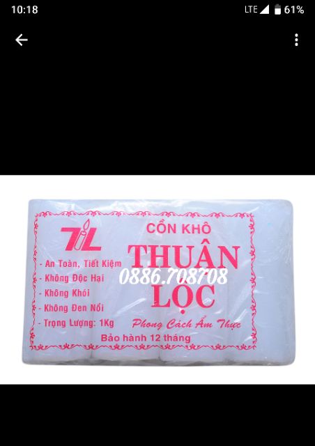 Cồn khô 10kg