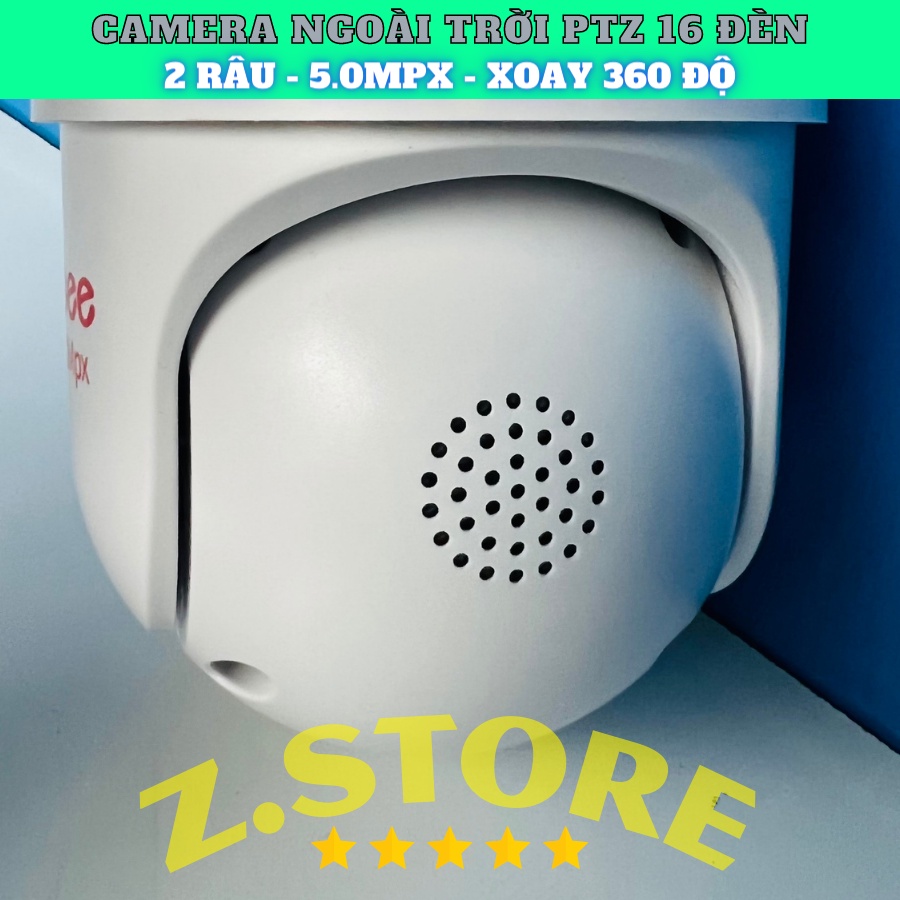 Camera IP Yoosee Ngoài Trời PTZ 16LED 3.0Mpx FULL HD Tiếng Việt VÀThẻ 32Gb Yoosee