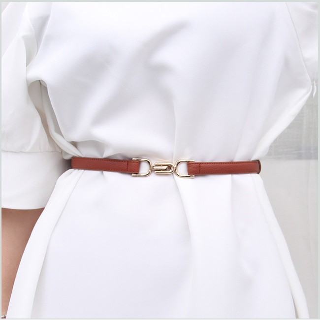Đai váy nịt khóa MÓC GÀI bản nhỏ 1.4cm