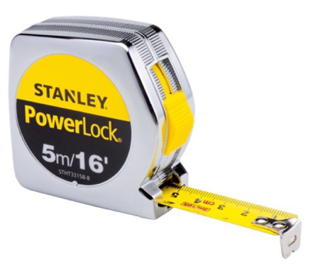 Thước kéo powerlock 5m x 19mm stanley 33158-8 (siêu nhẹ)