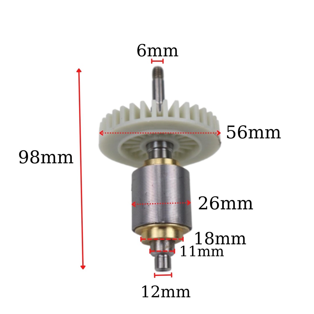 Linh kiện thay thế cho máy mài pin MAKITA không chổi than - Loại 5030
