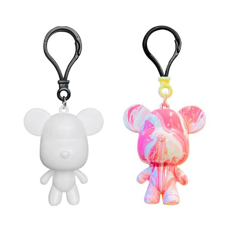 [24 Màu, Nhiều Size] Set Gấu Đổ Màu Bearbrick đổ màu Acrylic Pouring nhiều màu sắc Hot Trend 2022