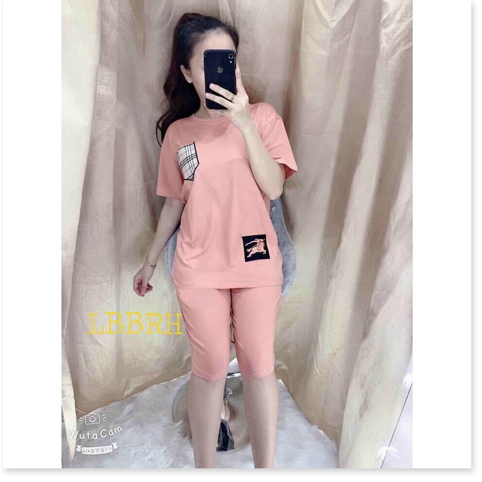 SET BỘ THUN NỮ,THIẾT KẾ HỌA TIẾT XINH XẮN,CHẤT LIỆU VÃI CO GIẢN VÀ MỀM MỊN  THỜI TRANG KME.STORE