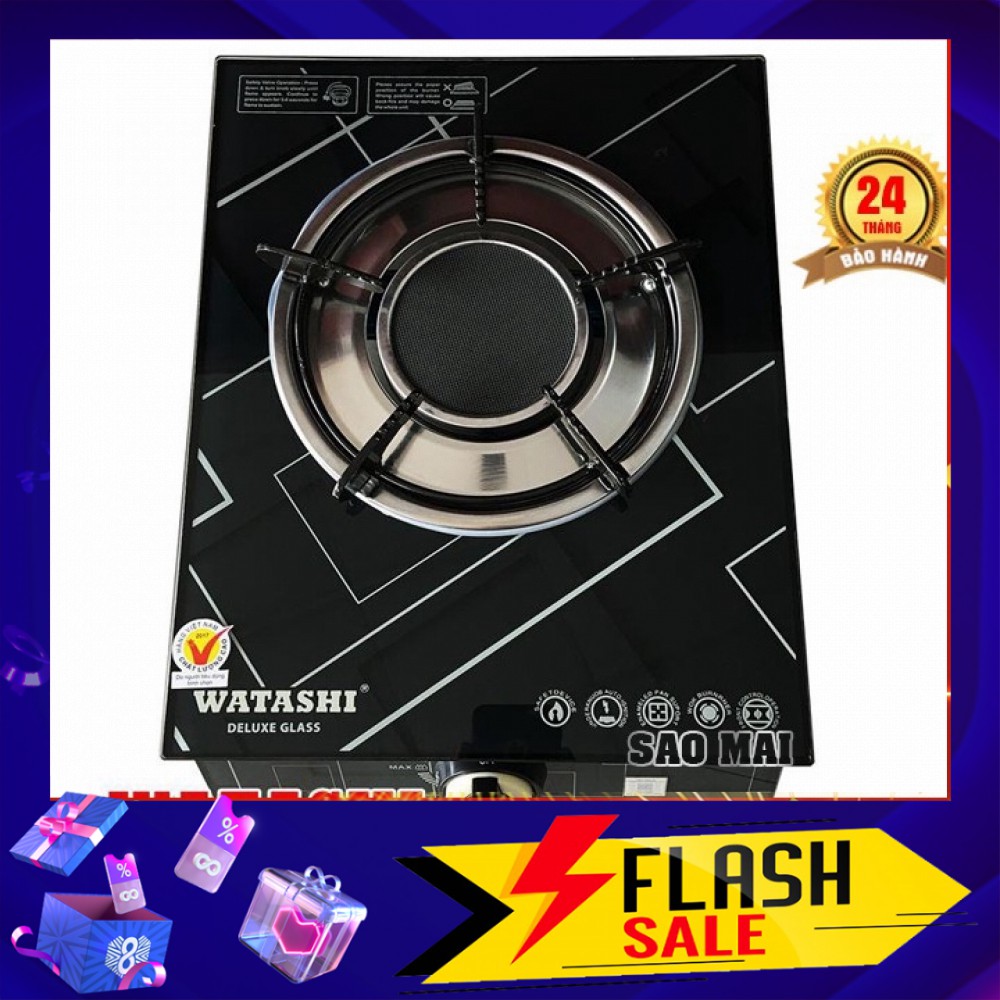 Bếp Gas Hồng Ngoại Đơn CAO CẤP WATASHI Tiết Kiệm 35% Gas WA016