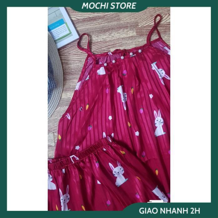 Đồ Bộ Nữ Áo Yếm Chất Gấm Lụa , Đồ Ngủ Sexy 2 Dây Quần Cọc Nhiều Họa Tiết Lạ Mắt Form Rộng Rãi Thoáng Mát. | BigBuy360 - bigbuy360.vn