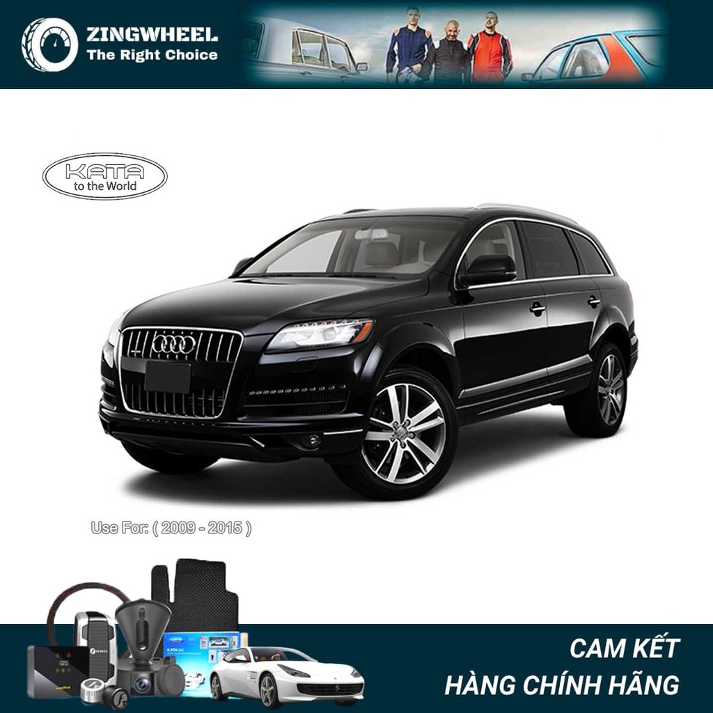 Thảm lót sàn ô tô KATA cao cấp cho xe Audi Q7 2010 - Không mùi, an toàn, dễ vệ sinh