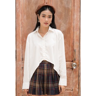 [thelegswork] Linne Shirt | Áo sơmi High-Low