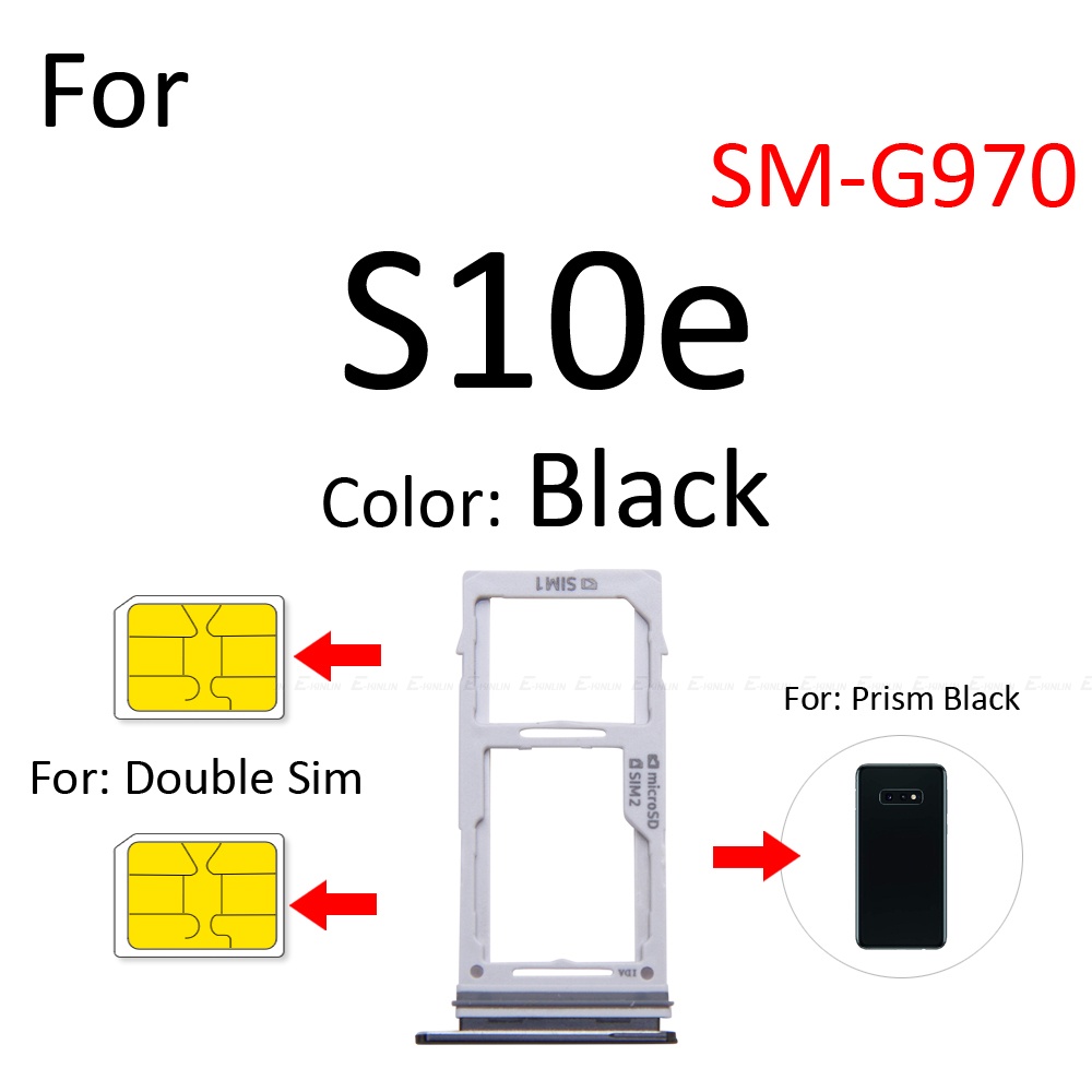 Khay Đựng Thẻ Sim Micro SD Cho Samsung Galaxy S10e G970