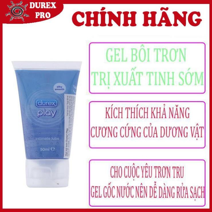 [KÉO DÀI CUỘC VUI] Gel bôi trơn tăng độ ẩm tự nhiên Durex Play Classic 50ml