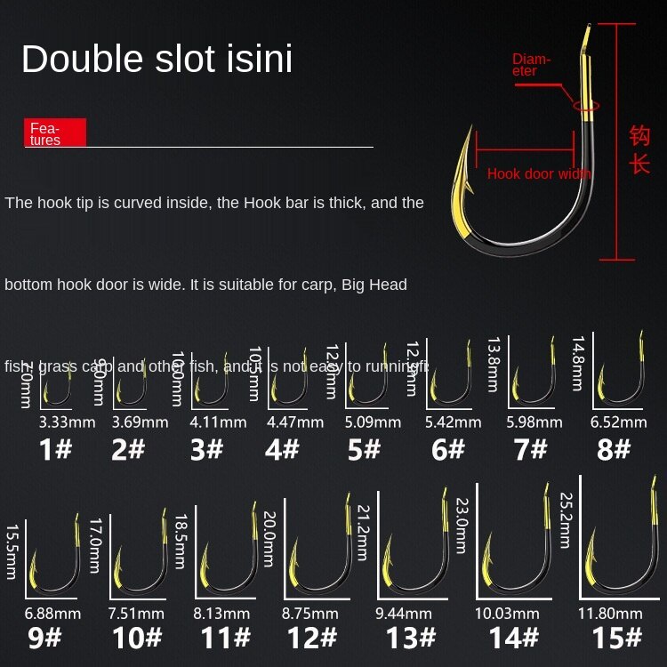 Set 10 Lưỡi Câu Cá Bằng Thép Gai Chất Lượng Cao