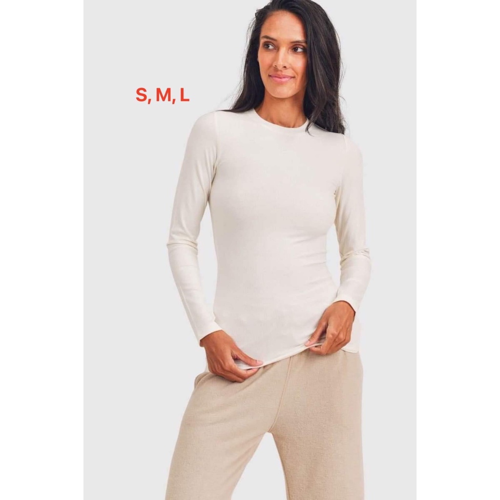 Áo thun tăm MonoB xuất xịn cổ tròn dáng dài