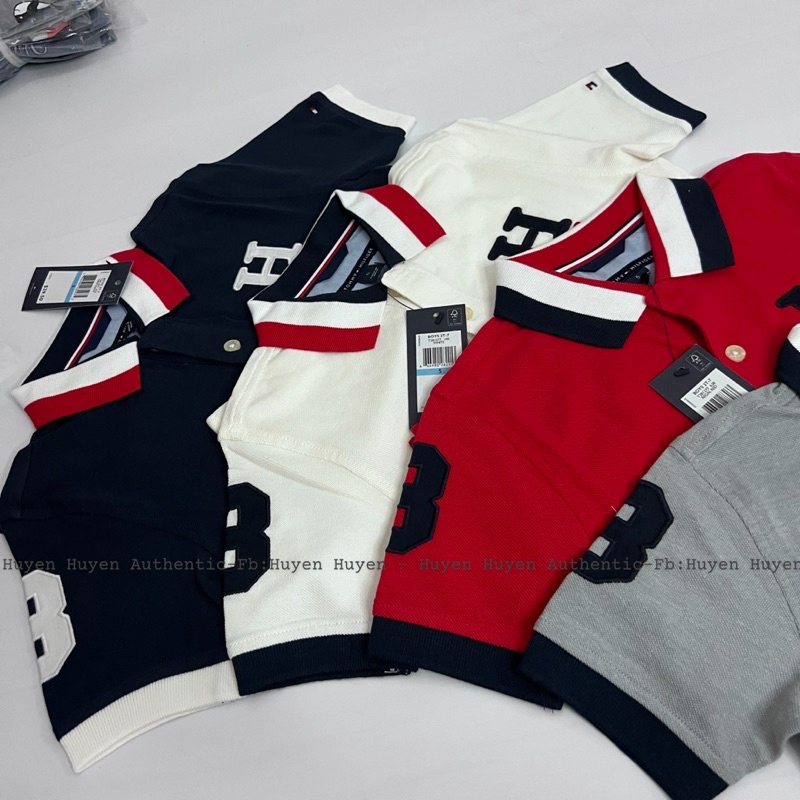 Áo Tommy matt polo  bé Trai