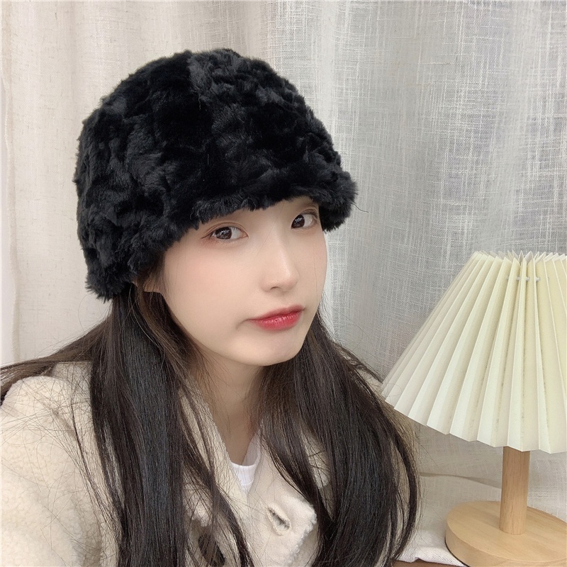 [SẴN]-☘ Mũ nón bucket lông mịn phong cách Ulzzang (M27)