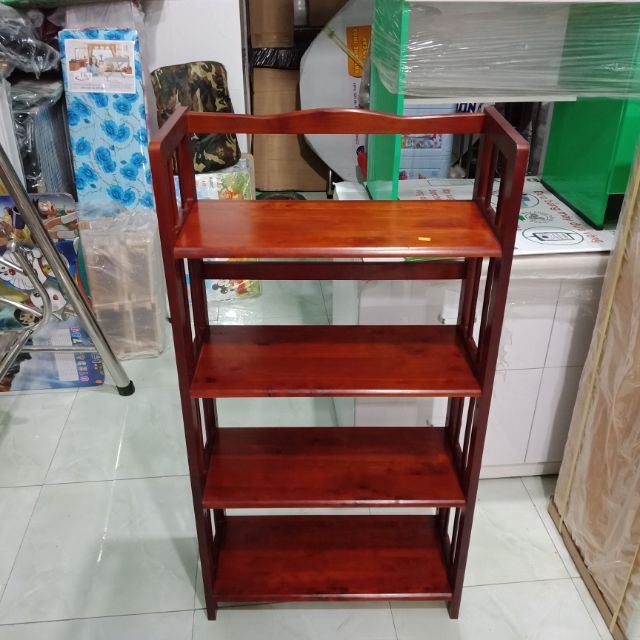 Kệ sách đa năng 4 tầng gỗ cao su