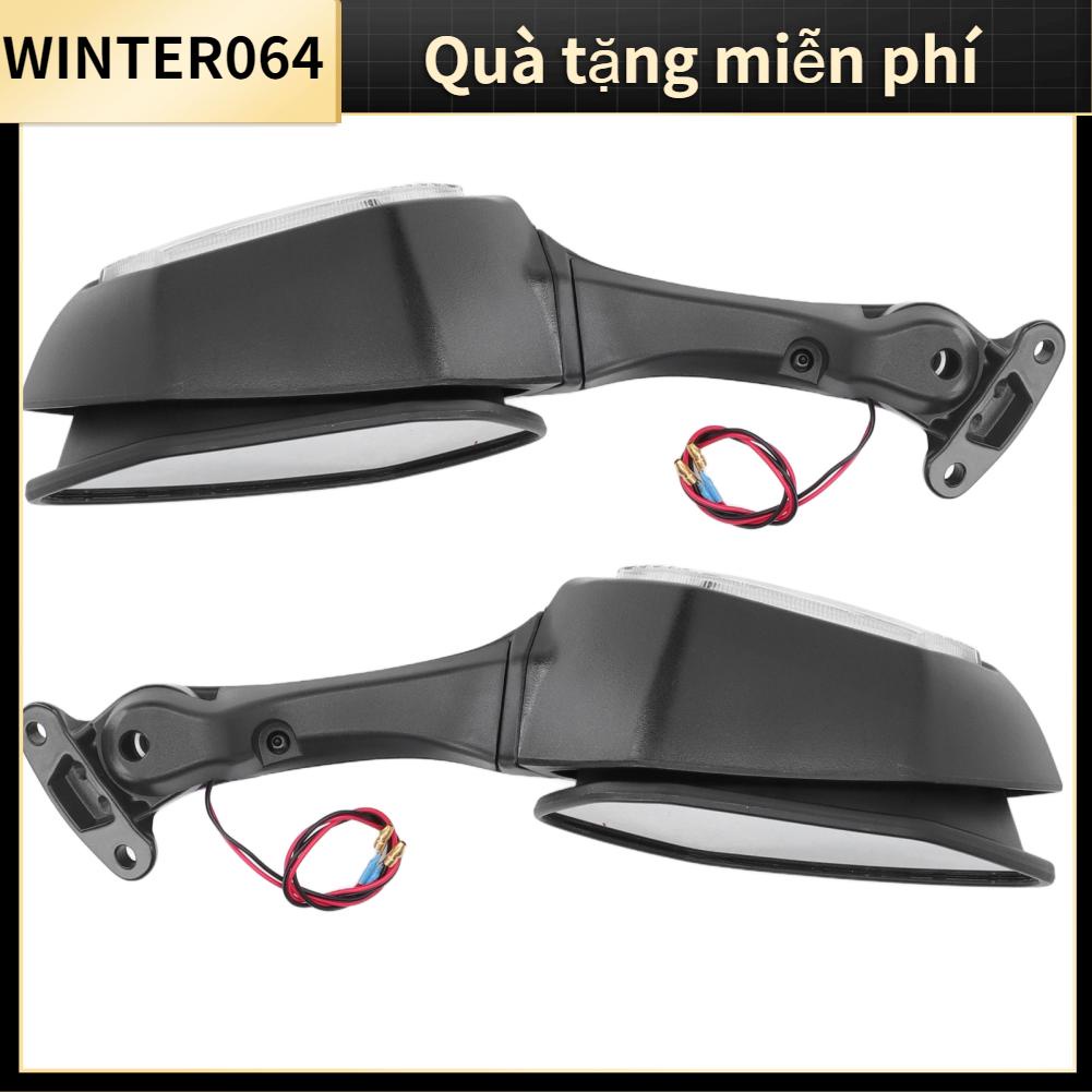 Gương Chiếu Hậu Tích Hợp Đèn LED Xi Nhan Thay Thế Chuyên Dụng Cho Xe Mô Tô NINJA ZX10R 2011 2 Winter064