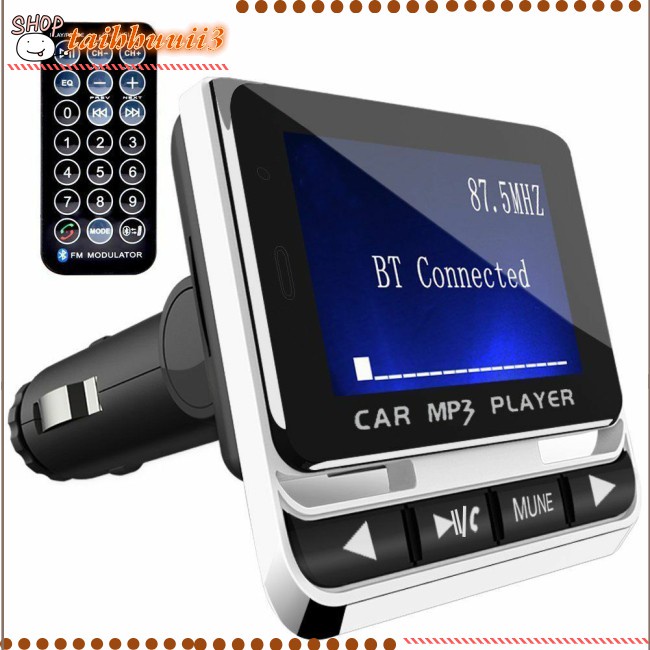 Máy Nghe Nhạc Mp3 Bluetooth Fm Tích Hợp Sạc Usb Điều Khiển Từ Xa Cho Xe Hơi