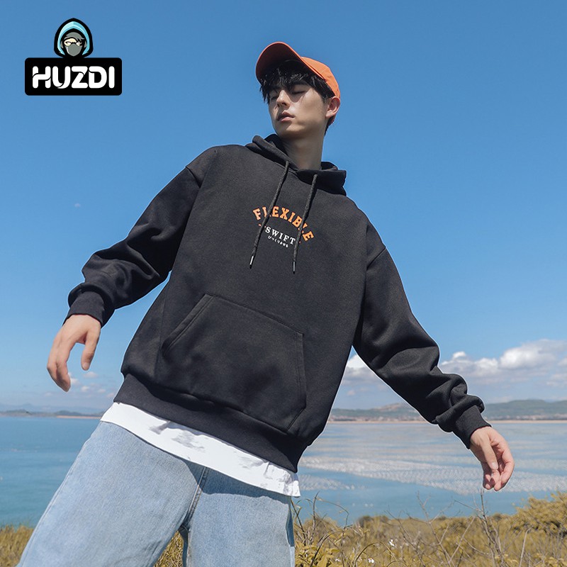 Áo Hoodie Nam Nữ Unisex HUZDI - Phong Cách Hàn Quốc Cá Tính, Chất Nỉ Cào Bông Dày Ấm - Mã HOD036 | BigBuy360 - bigbuy360.vn